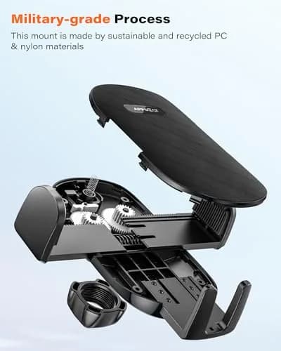 APPS2Car Suction Cup Car Phone Holder for Dashboard & Windshield | 360° Adjustable, Heavy-Duty Grip, Compatible with All Smartphones thumbnail 7