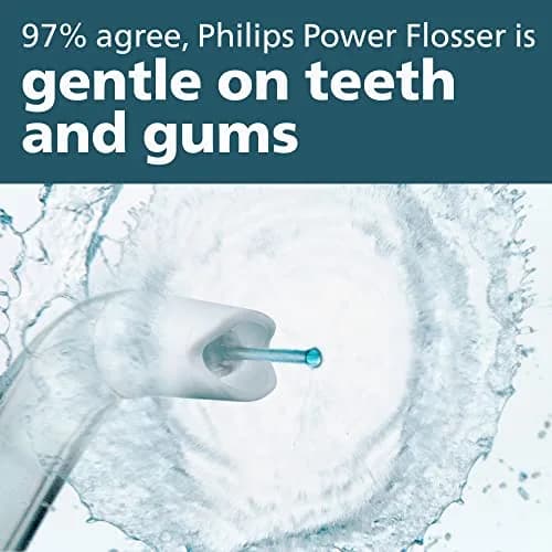 Philips Sonicare Power Flosser Standard Nozzles (F1), 2-Pack, White | Single Stream Water Cleaning thumbnail 2