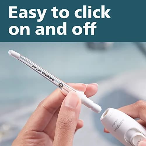Philips Sonicare Power Flosser Standard Nozzles (F1), 2-Pack, White | Single Stream Water Cleaning thumbnail 4
