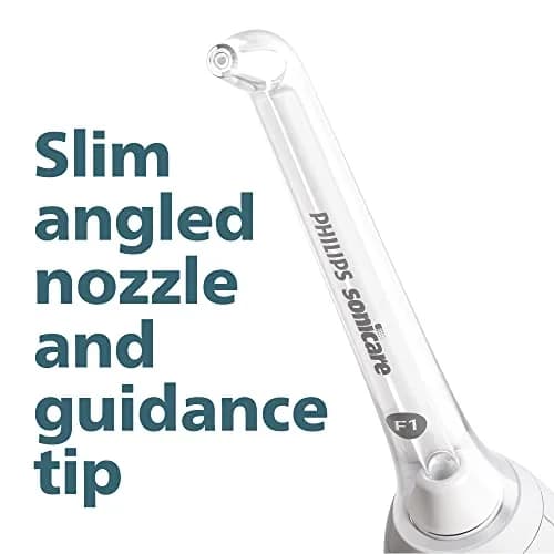 Philips Sonicare Power Flosser Standard Nozzles (F1), 2-Pack, White | Single Stream Water Cleaning thumbnail 3
