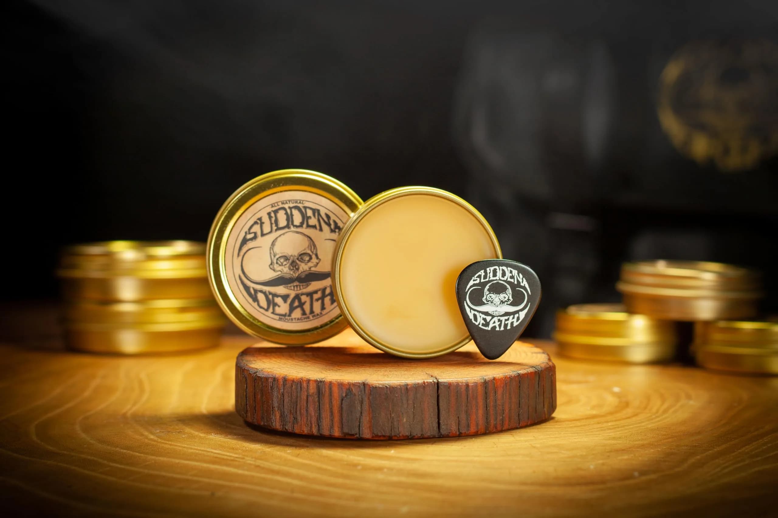 THE VINTAGE GROOMING CO. Sudden Death Mustache Wax & Comb Kit | 29.57ml (1 Fl Oz) Strong Hold - view 9