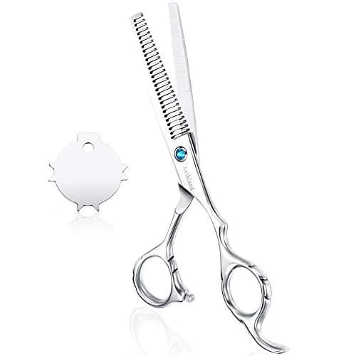 Aethland Japanese 9CR Stainless Steel Thinning Shears 6.5 Inch | Professional Barber Blending Teeth Scissors thumbnail 1