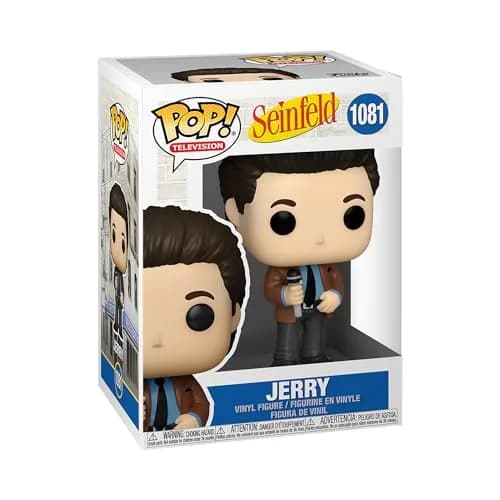 Funko POP! TV Jerry Seinfeld Doing Standup Vinyl Figure 9.5 cm (3.75 inches) | Collectible for Display thumbnail 1