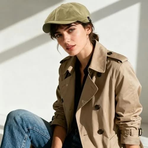 Croogo Cotton Irish Cap Fitted 22-23.6" | Classic Newsboy Style for Men & Women thumbnail 2