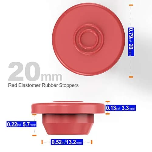 Biomed Solutions Self Healing Injection Ports 20mm Red | Reusable, Lab & Mushroom Use (70-120 chars) thumbnail 3