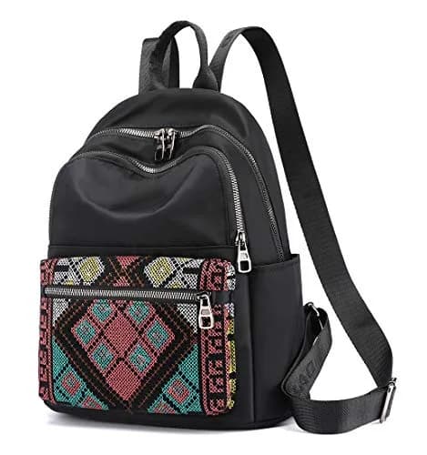 Collsants Small Nylon Backpack for Women Lightweight Mini Backpack Purse Travel Daypack (SH) | Water-Resistant & Compact thumbnail 1