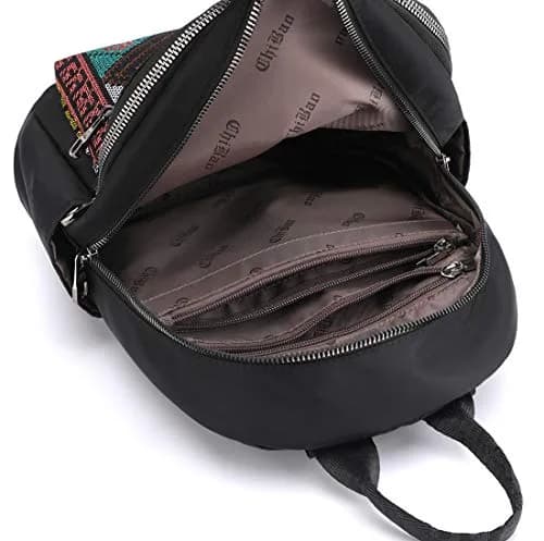 Collsants Small Nylon Backpack for Women Lightweight Mini Backpack Purse Travel Daypack (SH) | Water-Resistant & Compact thumbnail 5