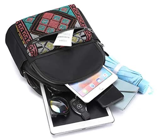 Collsants Small Nylon Backpack for Women Lightweight Mini Backpack Purse Travel Daypack (SH) | Water-Resistant & Compact thumbnail 6