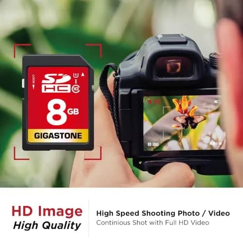 Gigastone 8GB SDHC Memory Card 2-Pack (16GB Total) | UHS-I U1 Class 10 Speed Up to 80MB/s thumbnail 4