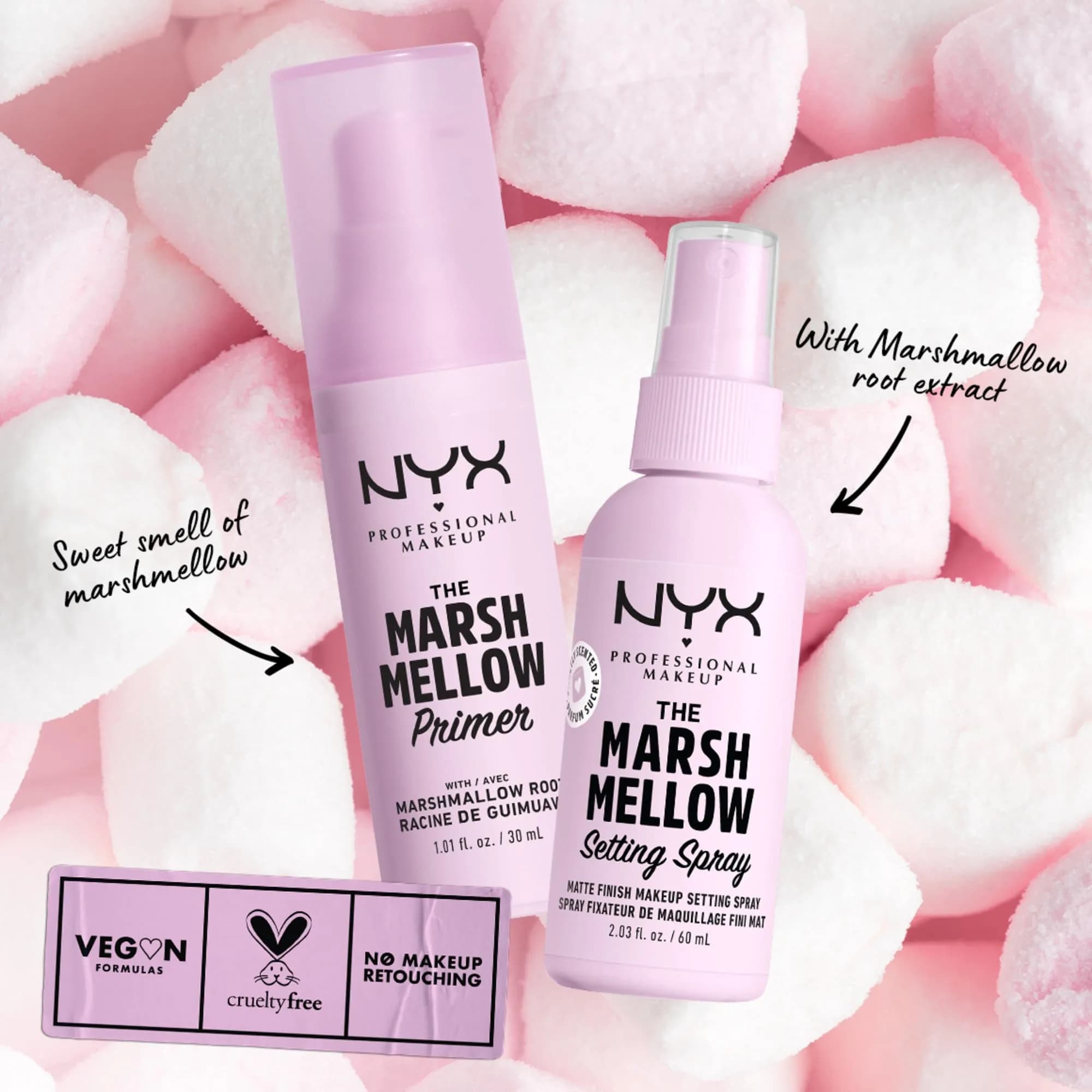NYX PROFESSIONAL MAKEUP Marshmellow Smoothing Primer 30ml (1.01 Fl Oz) | Vegan Face Primer with 10 Skin Benefits - view 5