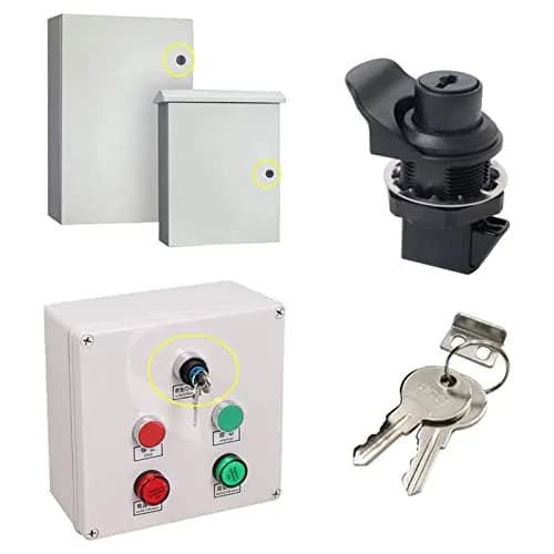 HOWDIA 2Pcs Push Button Lock Glove Box Latch Replacement | Corrosion-Resistant, Easy Install, Versatile for Marine & Vehicle Use thumbnail 5