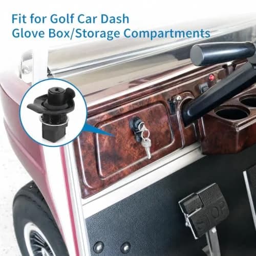 HOWDIA 2Pcs Push Button Lock Glove Box Latch Replacement | Corrosion-Resistant, Easy Install, Versatile for Marine & Vehicle Use thumbnail 6