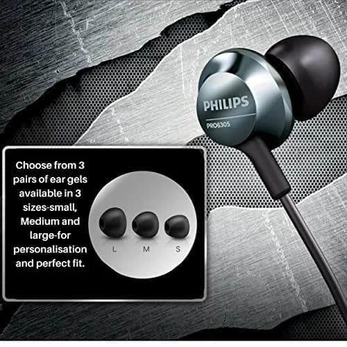 Philips Wired Earbuds with Microphone | Hi-Res Audio, Comfortable Fit, Clear Sound thumbnail 6