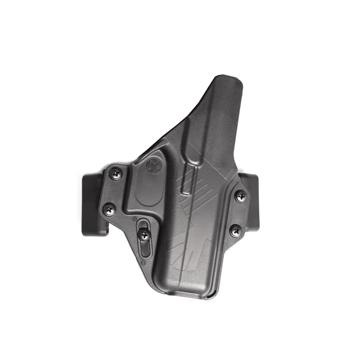 Raven Concealment Systems Perun Gun Holster Compatible with Sig Sauer P320C, X Carry, and M18 | Open Carry OWB Strongside | Black Finish — Sig P320C/X Carry/M18