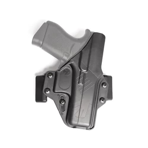 Raven Concealment Systems Perun Gun Holster Compatible with Sig Sauer P320C, X Carry, and M18 | Open Carry OWB Strongside | Black Finish thumbnail 2