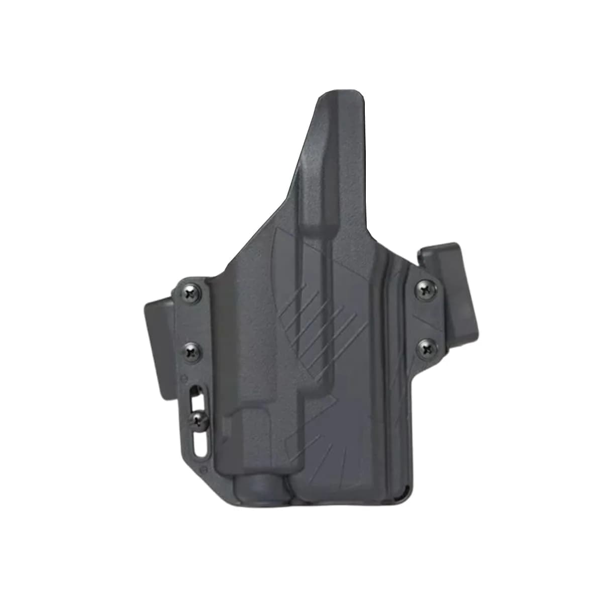 Raven Concealment Systems Perun Gun Holster for Glock 17/19 | Open Carry OWB | Black Finish | PXG9TLR1HLM/5 — Glock 17,19 TLR1HL Gen M/5