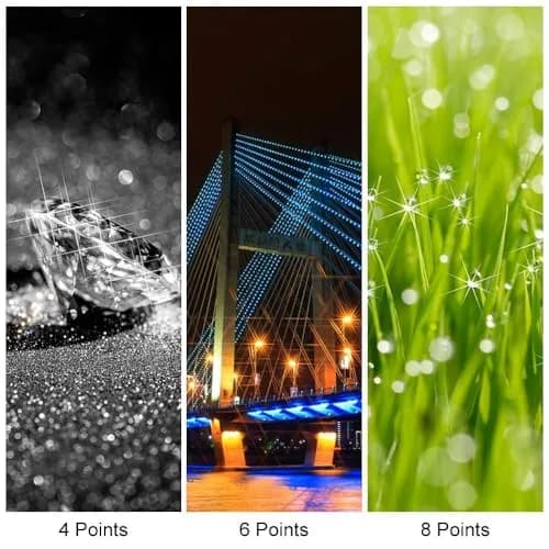 Sedremm 55mm Star Filter Kit 4 Pieces (4, 6, 8, 12 Points) with Lens Cap & Pouch | Multi-Coated Optics Glass thumbnail 4