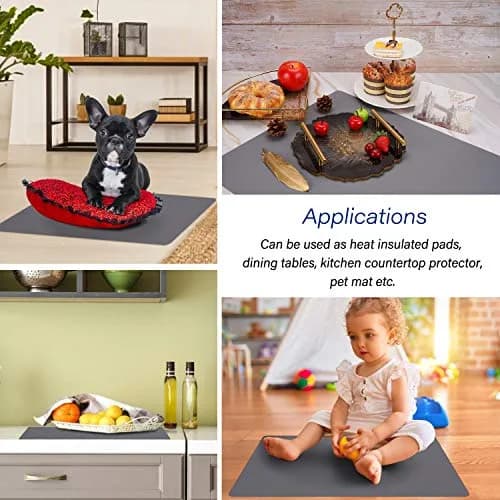 Gartful Silicone Mat 64x45cm (25.2" x 17.7") | Large Craft Sheet & Countertop Protector thumbnail 6