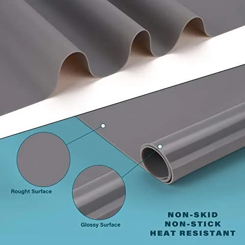 Gartful Silicone Mat 64x45cm (25.2" x 17.7") | Large Craft Sheet & Countertop Protector thumbnail 3