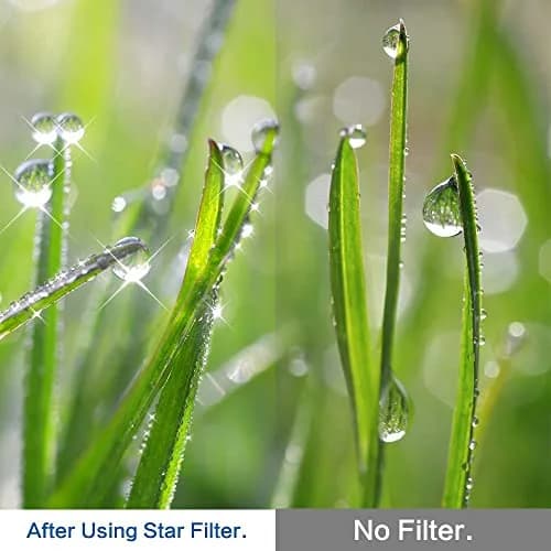 Sedremm 82mm Star Filter Kit (4, 6, 8, 12 Points) with Lens Cap & Pouch | Multi-Coated Optics thumbnail 2