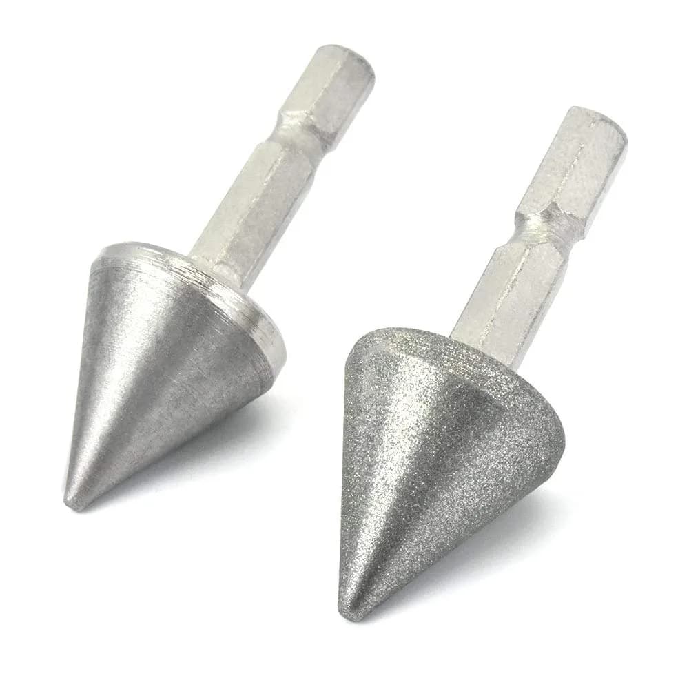scottchen PRO Woodworking Square Hole Drill Bit Sharpener 3/4" x 7/8" | Up to 1/2" Bit, Grit #220/600, Durable Steel
