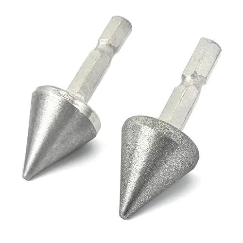 scottchen PRO Woodworking Square Hole Drill Bit Sharpener 3/4" x 7/8" | Up to 1/2" Bit, Grit #220/600, Durable Steel thumbnail 1