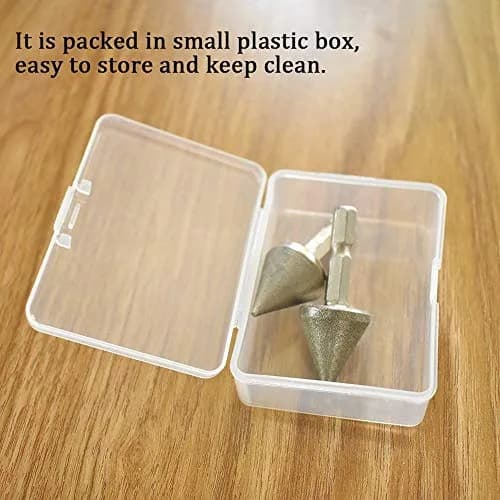 scottchen PRO Woodworking Square Hole Drill Bit Sharpener 3/4" x 7/8" | Up to 1/2" Bit, Grit #220/600, Durable Steel thumbnail 7