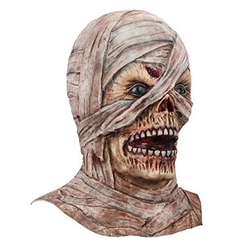 MOLEZU Horror Mummy Mask Scary Halloween Latex Head | Creepy Masks for Adults thumbnail 2
