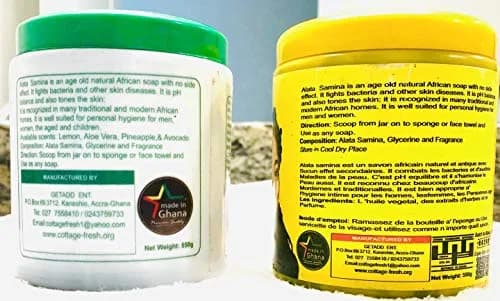 Cottage Fresh Alata Samina African Black Soap 550g (19.4oz) | Pure Organic Herbal Soap for All Skin Types thumbnail 5