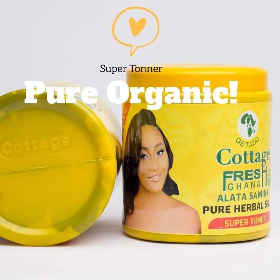 Cottage Fresh Alata Samina African Black Soap 550g (19.4oz) | Pure Organic Herbal Soap for All Skin Types - view 2