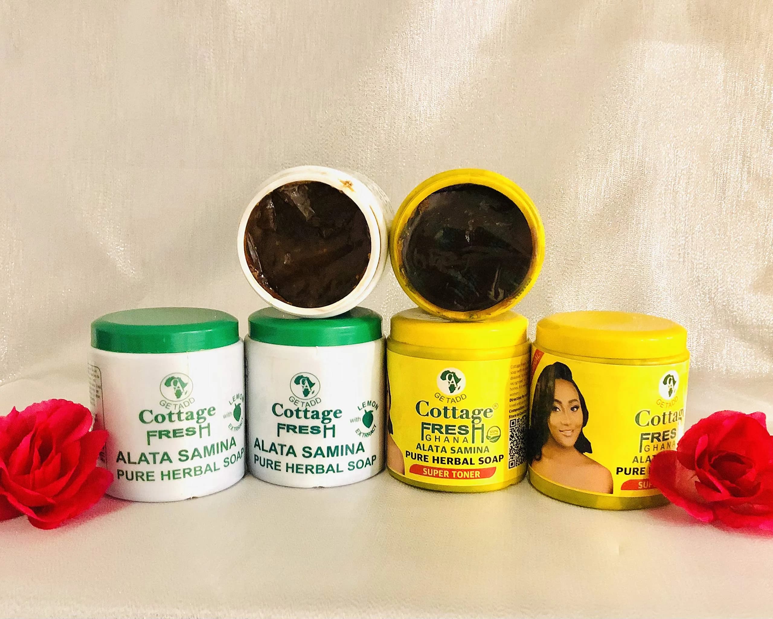 Cottage Fresh Alata Samina African Black Soap 550g (19.4oz) | Pure Organic Herbal Soap for All Skin Types - view 3