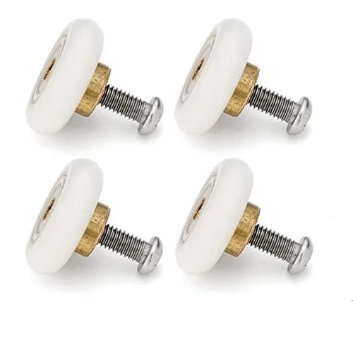 XUKEKOY Shower Door Rollers 19mm x 5mm | Set of 4 Replacement Wheels with Screws thumbnail 6