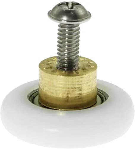 XUKEKOY Shower Door Rollers 19mm x 5mm | Set of 4 Replacement Wheels with Screws thumbnail 3