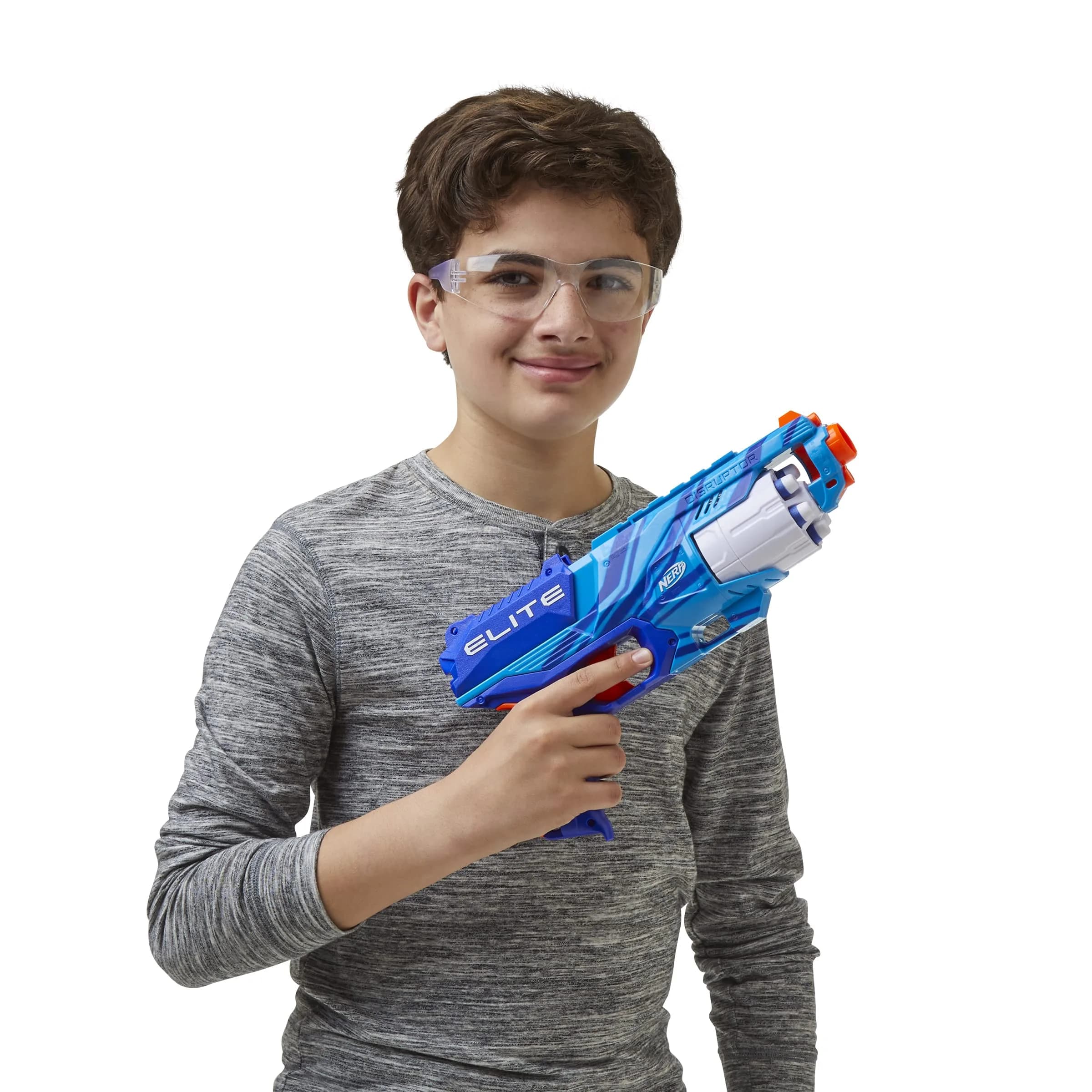 Nerf Elite Disruptor Blaster Reflex Blue | 6-Dart Rotating Drum - view 7