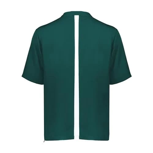 Holloway Mens Clubhouse Short Sleeve Pullover Cage Jacket, Dark Green/White 2XL | Ultimate Athletic Performance Wear for Maximum Mobility thumbnail 3