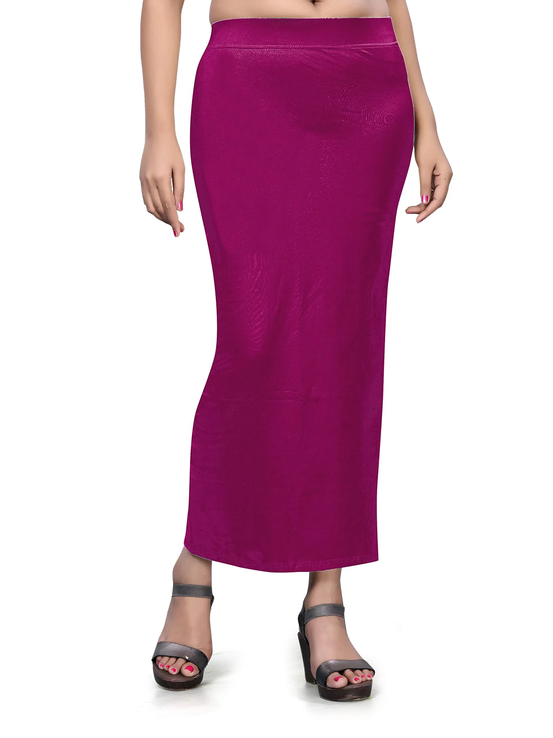 Mehrang Slimfit Saree Shaper X-Large Magenta | 20 cm (7.9 in) Length, 91 cm (35.8 in) Hip — Magenta