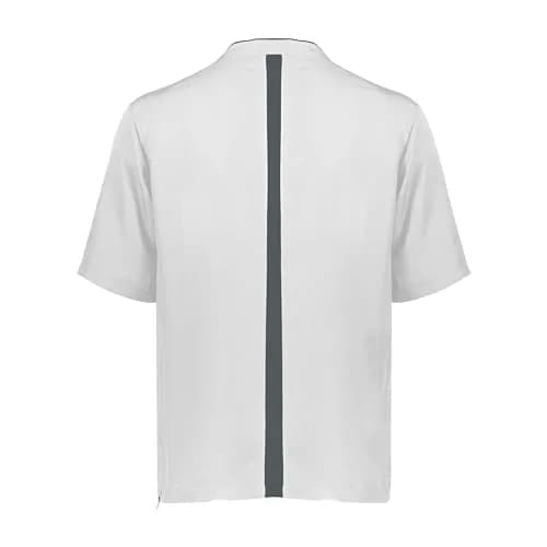 Holloway Mens Clubhouse Short Sleeve Pullover Cage Jacket, White/Graphite 2XL | Ultimate Athletic Performance Wear for Maximum Mobility thumbnail 3