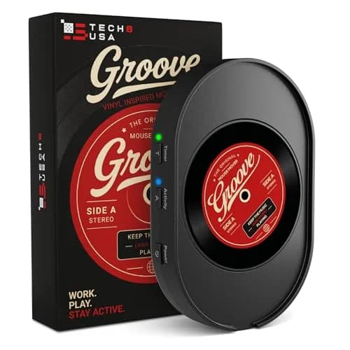 TECH8 USA Mega Disc Mouse Mover Jiggler with Timer, Undetectable USB Device | Keeps Computer Active thumbnail 1