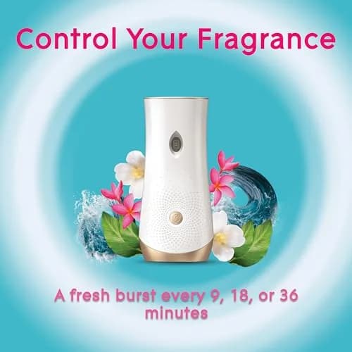Glade Automatic Spray Air Freshener Refill, Aqua Waves, 3 Count | 18.6 fl oz (555 ml) | Timed Fragrance Release thumbnail 4