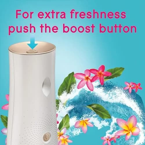 Glade Automatic Spray Air Freshener Refill, Aqua Waves, 3 Count | 18.6 fl oz (555 ml) | Timed Fragrance Release thumbnail 7