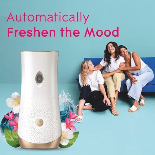 Glade Automatic Spray Air Freshener Refill, Aqua Waves, 3 Count | 18.6 fl oz (555 ml) | Timed Fragrance Release thumbnail 8
