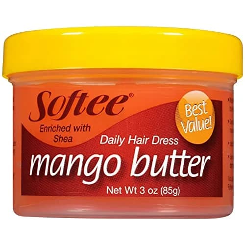 Softee Mango Butter Hair Dressing Cream 177ml (6 oz) Pack of 2 | Hydrates Scalp & Minimizes Breakage thumbnail 1