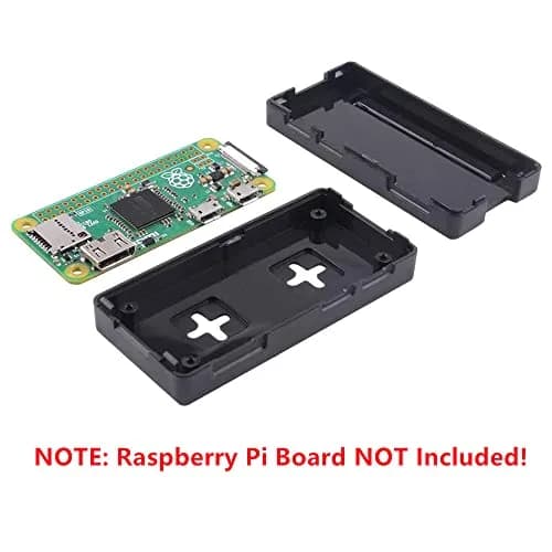 GeeekPi Raspberry Pi Zero 2 W Case/Zero W Case 7-in-1 Starter Kit with GPIO Header, OTG, HDMI Adapter & Screwdriver | Black Acrylic thumbnail 6
