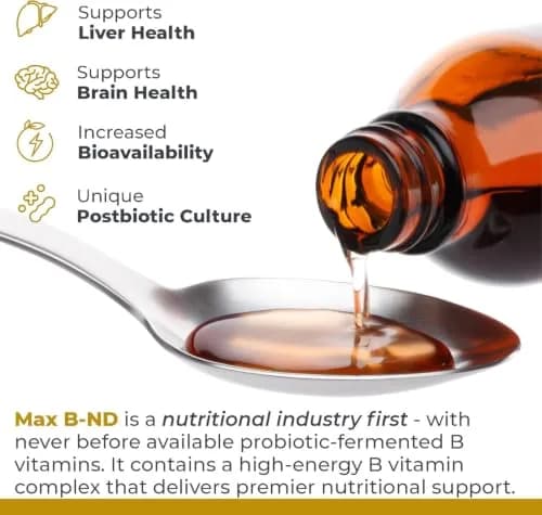 Premier Research Labs Max B-ND Liquid Vitamin 2 fl oz | Supports Liver, Brain & Energy thumbnail 4