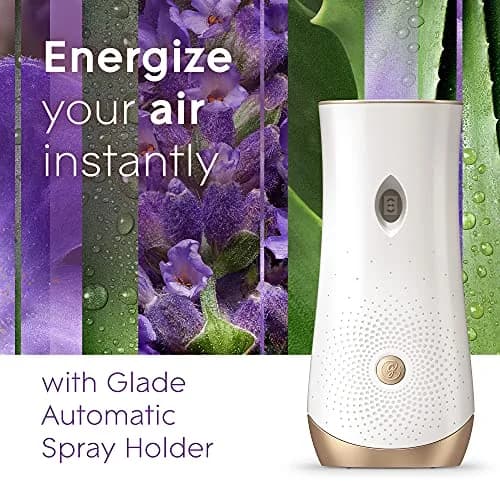 Glade Automatic Spray Air Freshener Refill, Tranquil Lavender & Aloe, 6.2 Fl Oz (184ml) Each (3 Count) | Timed Fragrance Release for Home & Office thumbnail 8