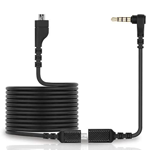 weishan Arctis Adapter 3.5mm Aux Cable for SteelSeries Arctis 3 5 7, Arctis Pro | 12cm TPE Black thumbnail 4