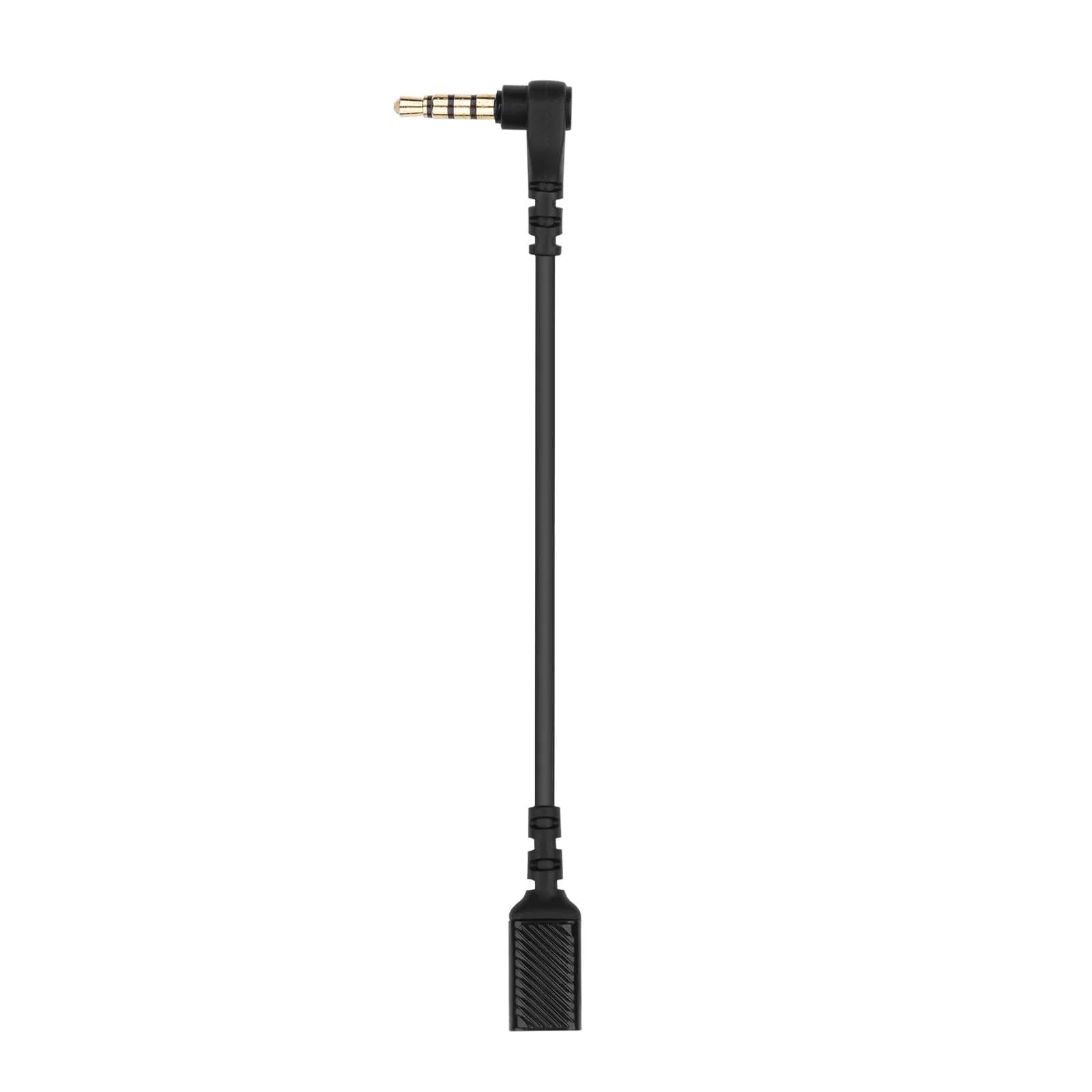 weishan Arctis Adapter 3.5mm Aux Cable for SteelSeries Arctis 3 5 7, Arctis Pro | 12cm TPE Black - main product image