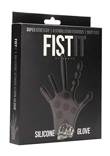 FISTIT Shots Fist It Stimulation Glove Black | Sensory & Vaginal Anal Pleasure (100 words) thumbnail 2