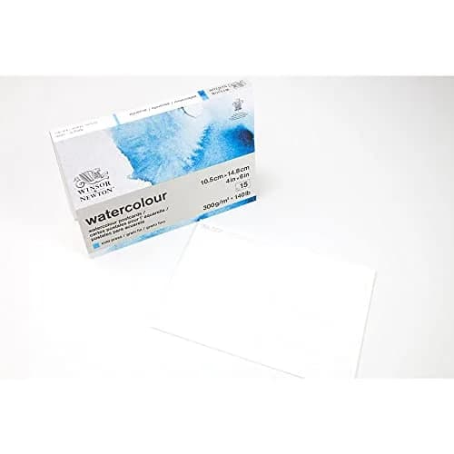Winsor & Newton Classic Watercolor Paper Postcard Pad, 4" x 6" | Durable, Bright Finish for Watercolor Artists thumbnail 2
