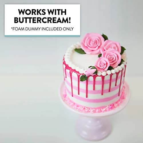 Global Sugar Art 7-Inch Round Cake Dummy, Styrofoam, 5" High | Reusable Practice & Display Tool thumbnail 5
